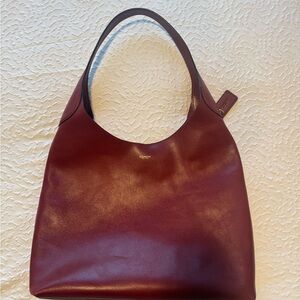 Coach Brooklyn 39 Leather Hobo Shoulder Bag *RUBY*